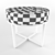 Blue Metal Pouf: Modern, Stylish & Versatile 3D model small image 3