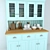 Modern Kitchen Cabinet Set 3D model small image 2