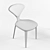 Cherner Chair: Versatile Design with Fabric and Leather Upholstery 3D model small image 3