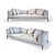 Elegant Michel Sofa: Comfort Meets Style 3D model small image 1