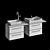 KFA Armatura Bathroom Set 3D model small image 2