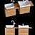 KFA Armatura Bathroom Set 3D model small image 3
