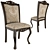 Elegant Classic Chair Design 3D model small image 1