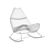 Cozy Pink Rocking Chair 3D model small image 3