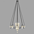 Air Form Ceramic Pendant Lamp 3D model small image 2