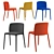 Sleek Achille Chair by MDF Italia 3D model small image 1