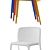 Sleek Achille Chair by MDF Italia 3D model small image 3