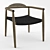 Scandinavian Chic: Dansk Gloster Chair 3D model small image 1