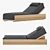 Luxury McQueen Chaise: Stunning Contemporary Design 3D model small image 1