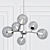 Starry Night Chandelier 3D model small image 1