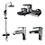 Modern Loft Faucets 3D model small image 1