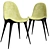 Elegant Philippe Passion Chairs 3D model small image 1