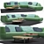 Uptown Sofa Set by Paola Lenti: Luxury Design with Side Tables and Carpet 3D model small image 1