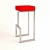 Modern Bar Stool Set - MZ-Darwen 3D model small image 2