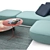 Elevated Paola Lenti Sofa Set 3D model small image 2