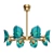 Turquoise Glass Circle - 500x400 3D model small image 1