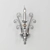 Title: Divinare Albedo Crystal Chrome Pendant 3D model small image 2