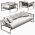Andreu World SF4300: Elegant and Functional Sand Chair 3D model small image 1