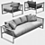 Andreu World SF4300: Elegant and Functional Sand Chair 3D model small image 3