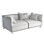Breeze Sofa: Sleek, Stylish, Comfortable 3D model small image 2