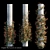 Autumn English Ivy Column Décor 3D model small image 1