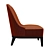 Elegant Noemi Armchair: Timeless Design 3D model small image 3