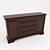 Modern White Chest of Drawers 3D model small image 1