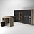 Modern Built-in Kitchen: 3x2.5x1.8 m 3D model small image 1