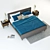 Scandi Holfred Bed Set 3D model small image 2