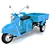 Vintage Soviet Three-Wheel Motor Scooter 3D model small image 1