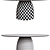 Elegant Dione Table by Paolo Castelli 3D model small image 3