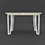 Versatile Solid Wood Table 3D model small image 2