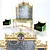 Regal Louis XVI Console Set 3D model small image 1