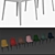 Elegant Grace Chair by Poliform 3D model small image 3