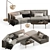 Modern Elegance: CTS Salotti Bloom 3D model small image 1