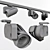 LUG Nuovo LED Light: Stylish, Compact & Energy-Efficient 3D model small image 2