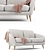 Hanna Sofa Chair - Modern Comfort 3D model small image 2