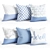 Serenity Pillow Set - 45x45cm 3D model small image 1