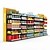 Store Racks with Filling: Versatile and Durable 3D model small image 2