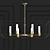 Elegant Portico Chandelier Sparkles 3D model small image 1