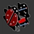 KOMPAN Ladybug Spring Rocker 3D model small image 2