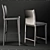 Modern Folio Bar Stool: Realistic 3D Model 3D model small image 2