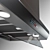 Sleek Virgola Hood: Tempered Glass, LED Lighting 3D model small image 2