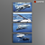 Marine Dreams: Set of 4 Posters 3D model small image 1