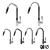  Sleek Sync Tap Set: Sync 33 875 895 and 33 870 895 3D model small image 1