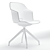 Luxurious Leather Task Chair 3D model small image 3