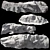 Realistic Rock Cliff Set 3D model small image 2