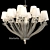 Castro Marbella Luxury Crystal Chandelier 3D model small image 1