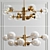 Elegant Glow: Karrington Small Chandelier 3D model small image 1