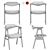 Elegant Erik Kirkegaard Desk Chair 3D model small image 2